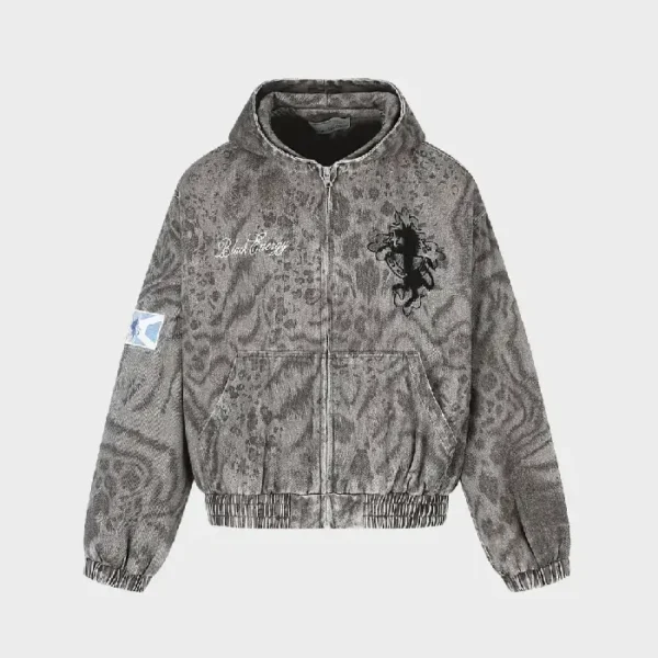 Decarba Ash Leopard Zip Jacket (1)