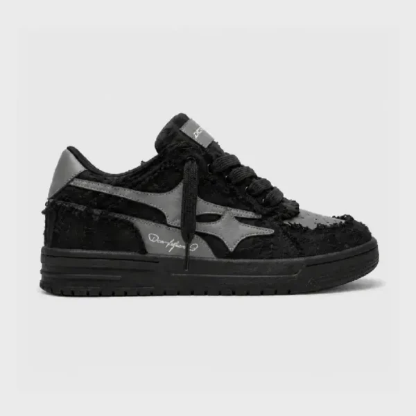 Decarba Broken Black Sneakers (1)