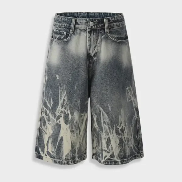 Decarba Distressed Denim Jorts (1)