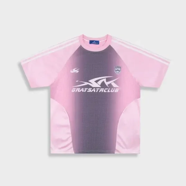 Decarba Distressed Football Mesh Tee (1)