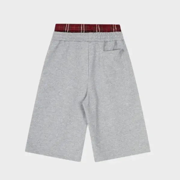 Decarba Double Waist Checkered Jogger (4)
