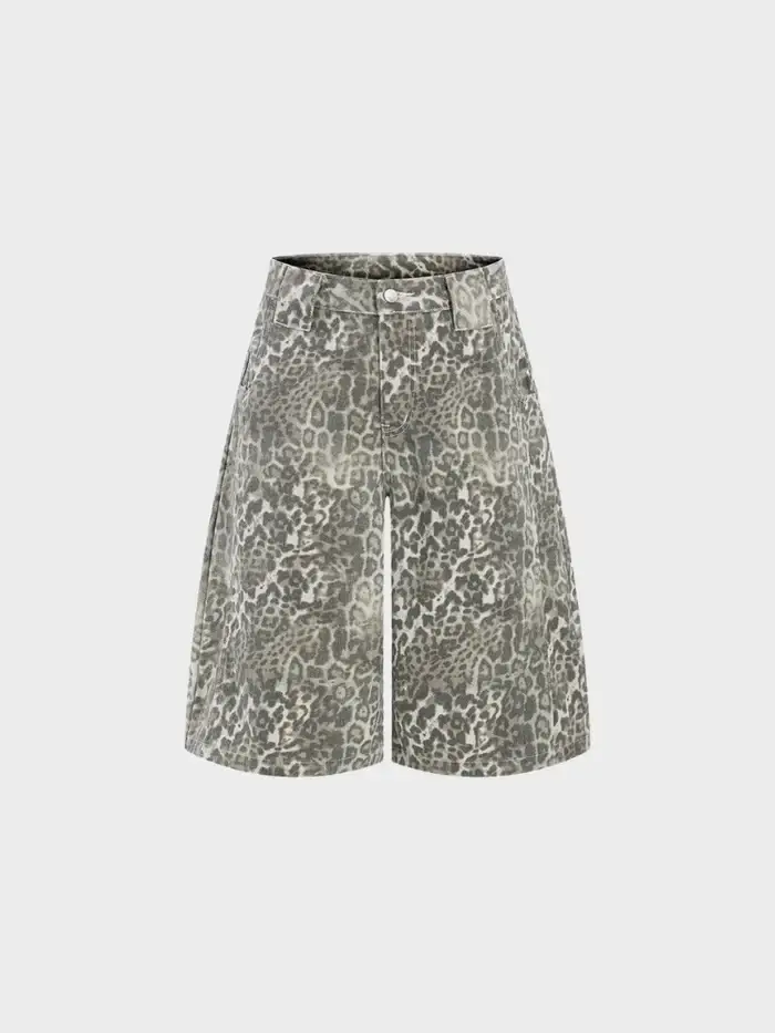 Decarba Leopard Baggy Jorts (1) Decarba Leopard Baggy Jorts (1)