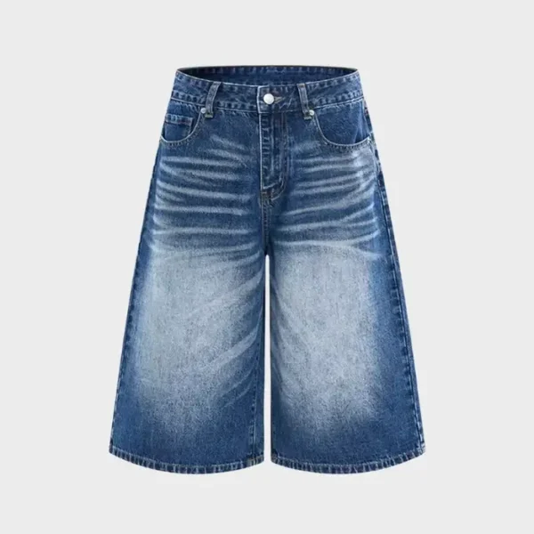 Decarba Washed Denim Jorts (1)