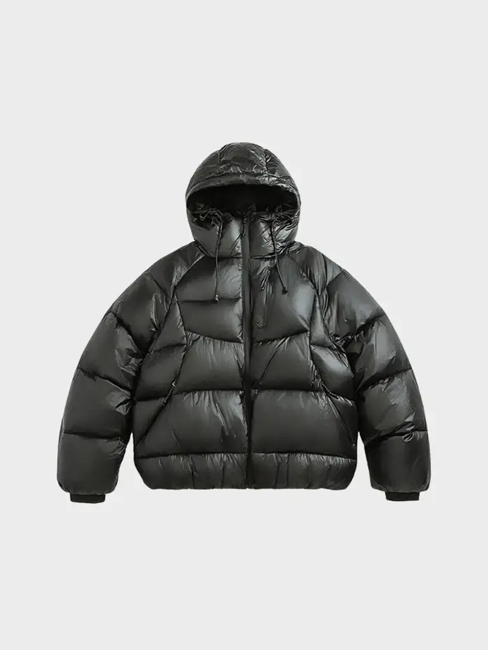 Decarba Winter Down Puffer Jacket Black (1)
