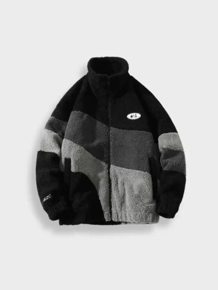 Decarba X Fuzzy Retro Fleece Jacket Black (1)
