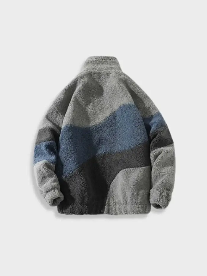 Decarba X Fuzzy Retro Fleece Jacket Grey (3)