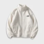 Decarba X Struggle Fleece Jacket White (6)