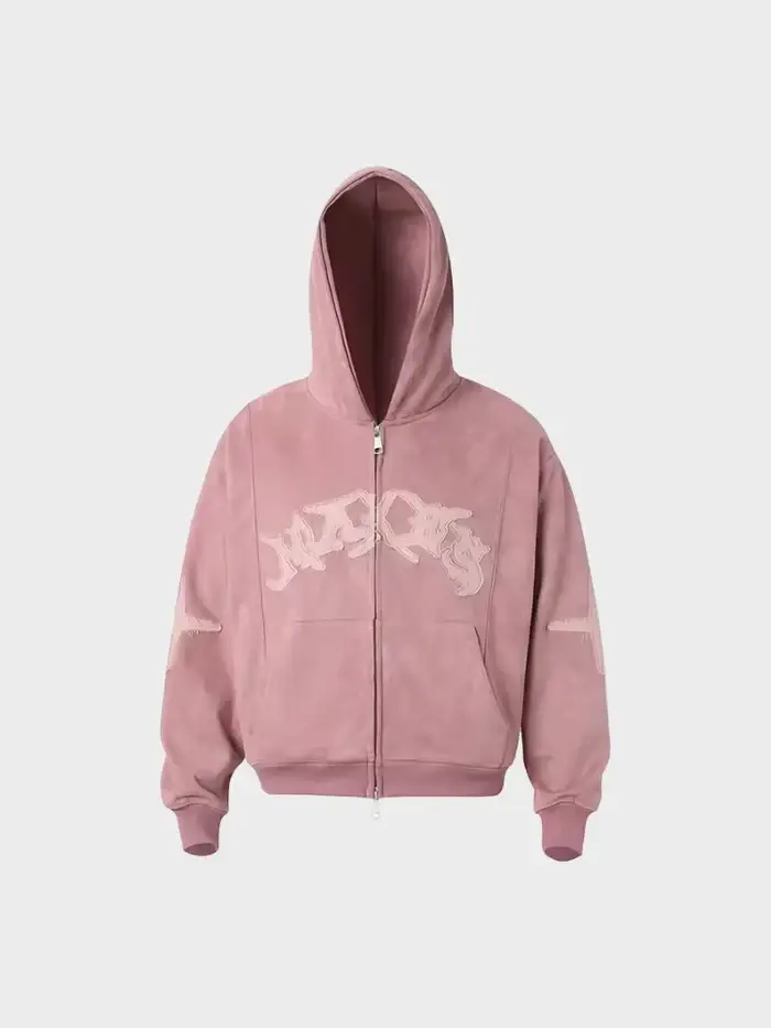 Decarba Zip Hoodie Y2K Pink (1)